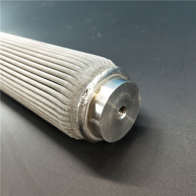 Elemen Filter Wire Mesh Lipit 3um 5um Polimer Tinggi