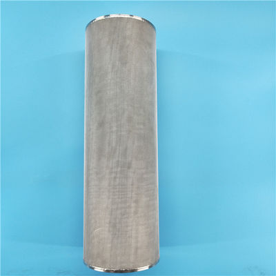 Filtrasi Poliester 99,4% Dia 50mm Sintered Wire Mesh Filter